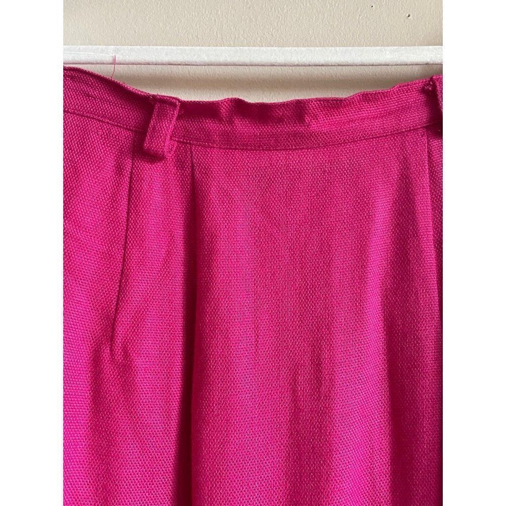 Vintage Sharon Young Sportswear long bright pink skirt 6 womens - Picture 10 of 10